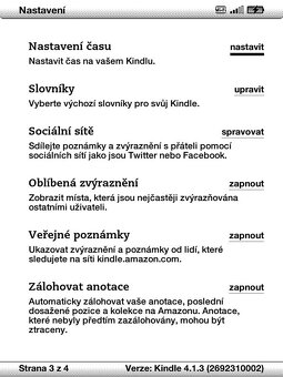 Čtečka knih Amazon Kindle 5, v češtině, stříbrná - 4