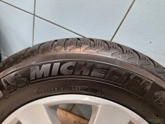 Alu kola R15 5x108 Borbet + zimní pneu 195/65/15 Michelin - 4