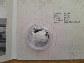 Stříbrná mince Dieselelektrická lokomotiva řady 753 - 4