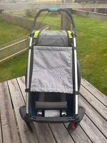 Thule chariot sport 1, chartreuse + běžecký set + kolo atd - 4