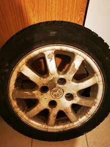 Zimní pneumatiky165/60 R14 H75.+ALU disky 4x108 - 4