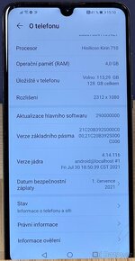 Huawei P30 lite Bílá pěkný kus funkční - 4