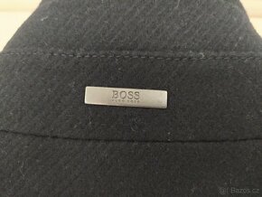 Pánský tmavě modrý kabát Hugo Boss, vel. M - 4