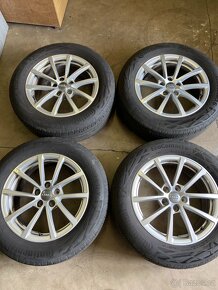 Sada 17" orig. disků AUDI včetně letních pneu 225/60 R17 - 4