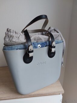 Obag mini lily grey denim - 4