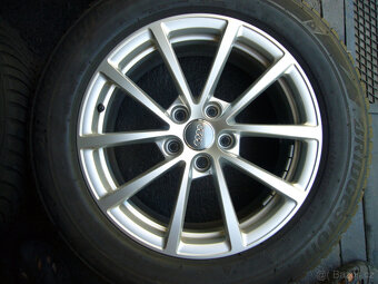 ZIMNÍ ALU KOLA orig.AUDI 17" 5x112 7,5" et-36,stř.-66,6 - 4