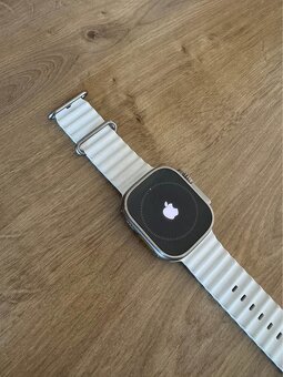 Apple Watch Ultra 49mm Titanium  White Ocean Band - 4