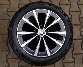 Alu kola Škoda Yeti, Octavia Scout 5x112 R17 KRÁSNÁ SADA - 4