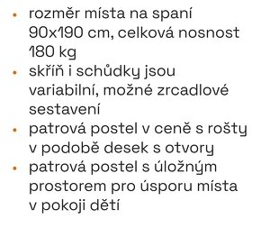 Patrová postel pro dva ze skříni. - 4