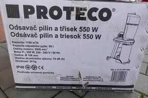 Nový odsavač pilin a třísek PROTECO OPT-550 - 4