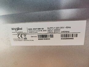 Trouba Whirlpool MWP 3391 SX - 4