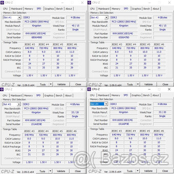 4x4GB DDR3 1600MHZ KINGSTON HYPERX FURY - 4