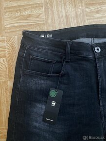 panske dzinove sortky, kratasy G-STAR RAW 3301 velkost W35 - 4