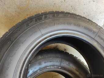 175/80 R14 M+S ZIMNÍ PNEU -7mm - 2kusy - 4