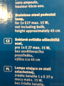 Soklové svítidlo ušlechtilá ocel - 4