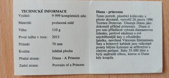 Sběratelská mince princezna Diana. - 4