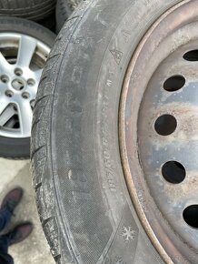 Plech disky 4x100 včetně zimních pneu 185/60R15 - 4