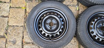 Plechy Opel 14",4x100, letní pneu 175/65/14 zašlu - 4