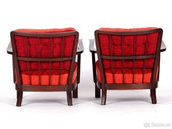 Starožitná křesla THONET, 2 kusy, výroba 1950. - 4