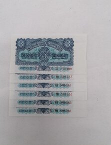 3koruny Československé 1953, 1961 UNC - 4