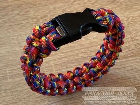 PARACORD náramek (18 cm) vícebarevný - 4