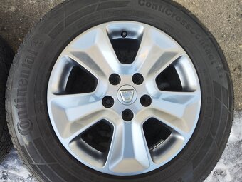 16"celoroční alu sada 5x114 origo Dacia Duster 215/65 Conti - 4