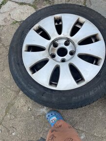 R16 ALU kola origo Audi 5x112 et42 gumy ko - 4