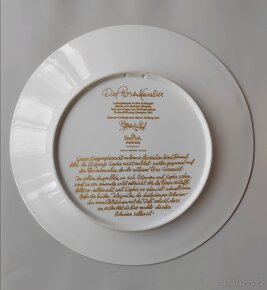 Nádherný velky sběratelsky porcelánový talíř od Rosenthal - 4