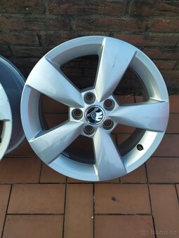 ALU kola 15" orig Škoda Fabia III 5x100 - 4