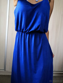 Modré šaty vel.S/M - 4