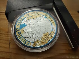 Czech Lion for Ukraine 1oz silver 2021 - 4