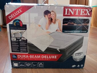 INTEX Nafukovacia postel DURA BEAM DELUXE 152 x 203 x 56 cm - 4