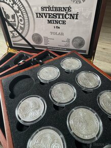 Luxusní etue pro stříbrné mince Tolar 1oz - 4