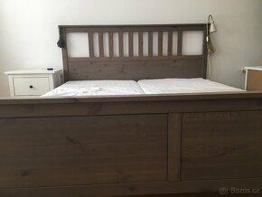 Dřevěná postel Hemnes IKEA - 4