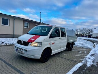 volkswagen transporter T5 valník, 1,9 TDi, r.v. 2007, 6 míst - 4