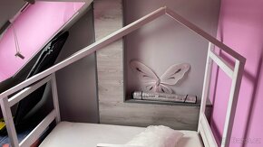 Domečková postel matrace a rošt Ikea - 4