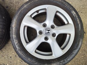 16"letní alu sada 5x114 origo Honda Civic 8 Accord 205/55 - 4