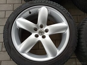 Alu kola 5x108R18 Peugeot 8Jx18CH ET 41 Zimní pneumatiky - 4