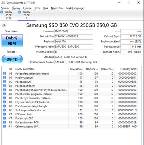 SSD 250GB Samsung 850 EVO více ks - 4