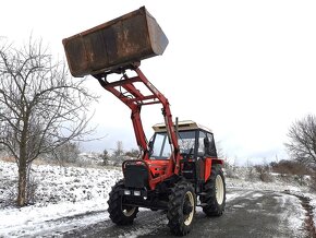 ZETOR 6045 S ČELNÍM NAKLADAČEM QUICKE A SPZ - 4