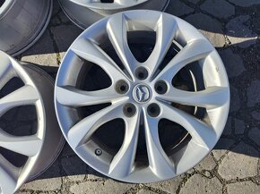 17"alu sada disků 5x114 origo Mazda 3 5 6 TPMS senzory - 4