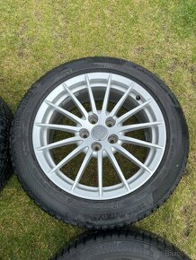 ALU KOLA 5X112 R17 , Orig. Audi , Zimní pneu 6.8mm - 4