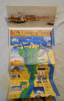 Turistická mapa Egypt - The Nile Map / Der Nil - 2003 - 4