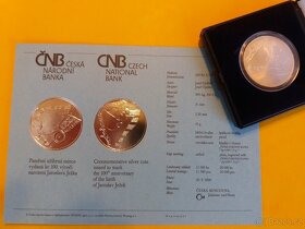 200 Kč stříbrné mince ČNB_1995-2010_BK / PROOF - 4