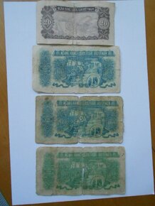 Bankovky VIETNAM 30DONG + 100DONG rok1951 - 4kusy - 4