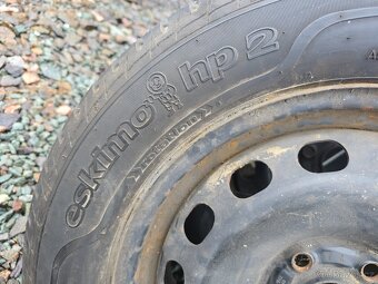 Sada plechových disků + hezké zimní pneu 215/60 r16 - Yeti - 4