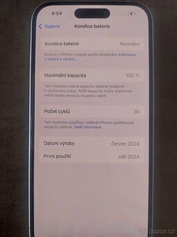 APPLE IPHONE 15, 128GB, MODRÝ - 4