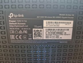 TP-LINK Wi-Fi router Archer A6 AC1200 MU-MIMO Gigabit - 4