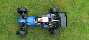 Predám ČISTO NOVÉ 1:5 BENZÍNOVÉ RC auto Rovan Baja 5b MODRÉ - 4