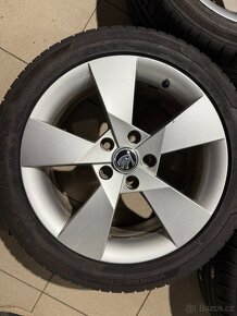 Alu kola Škoda DENOM R17 5x112 ET49 + LETNÍ PNEU 225/45 R17 - 4